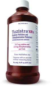 TUZISTRA XR pharmacy dispensed bottle